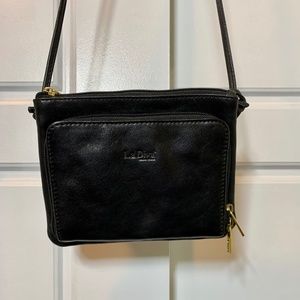 Little Black leather ''La Diva'' crossbody bag Buy 3 items and save 20%